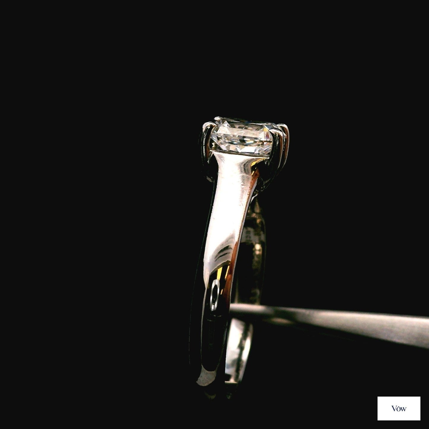 Tiffany & Co. Emerald-Cut Diamond Ring — 0.96ct Platinum — Authentic Pre-Owned