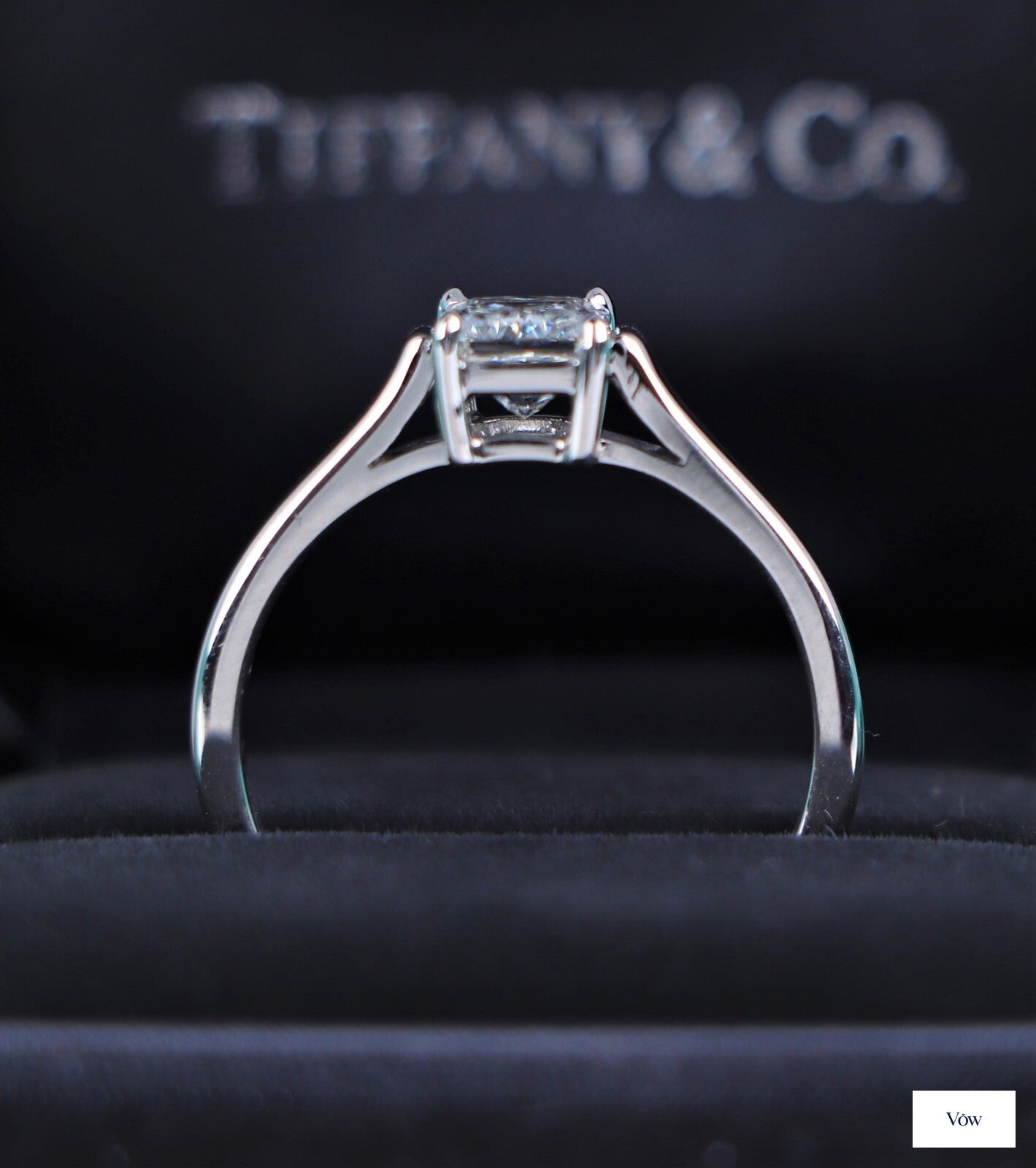 Tiffany & Co. Lucida Radiant Diamond Ring — 1.03ct, Platinum — Authentic Pre-Owned
