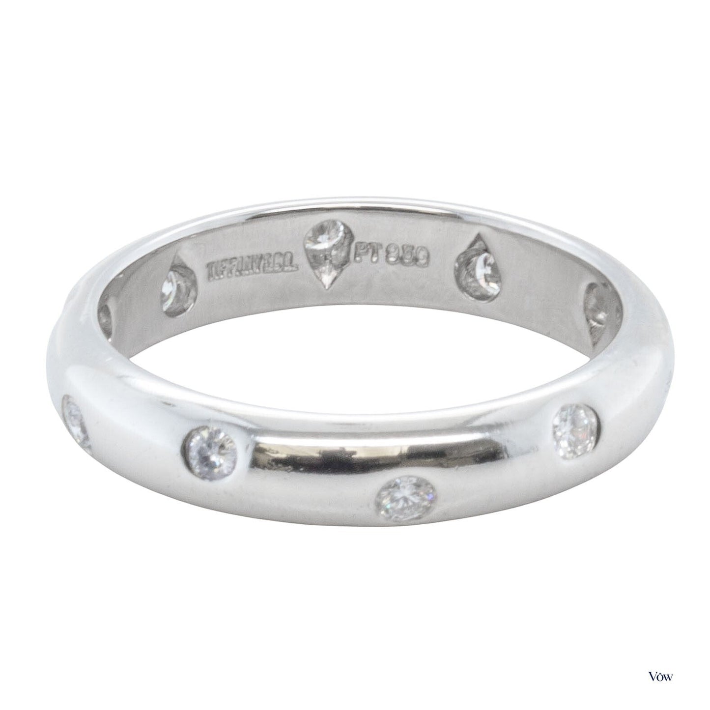 Tiffany & Co. Etoile Dots Band — 0.22ct Diamond, Platinum — Authentic Pre-Owned