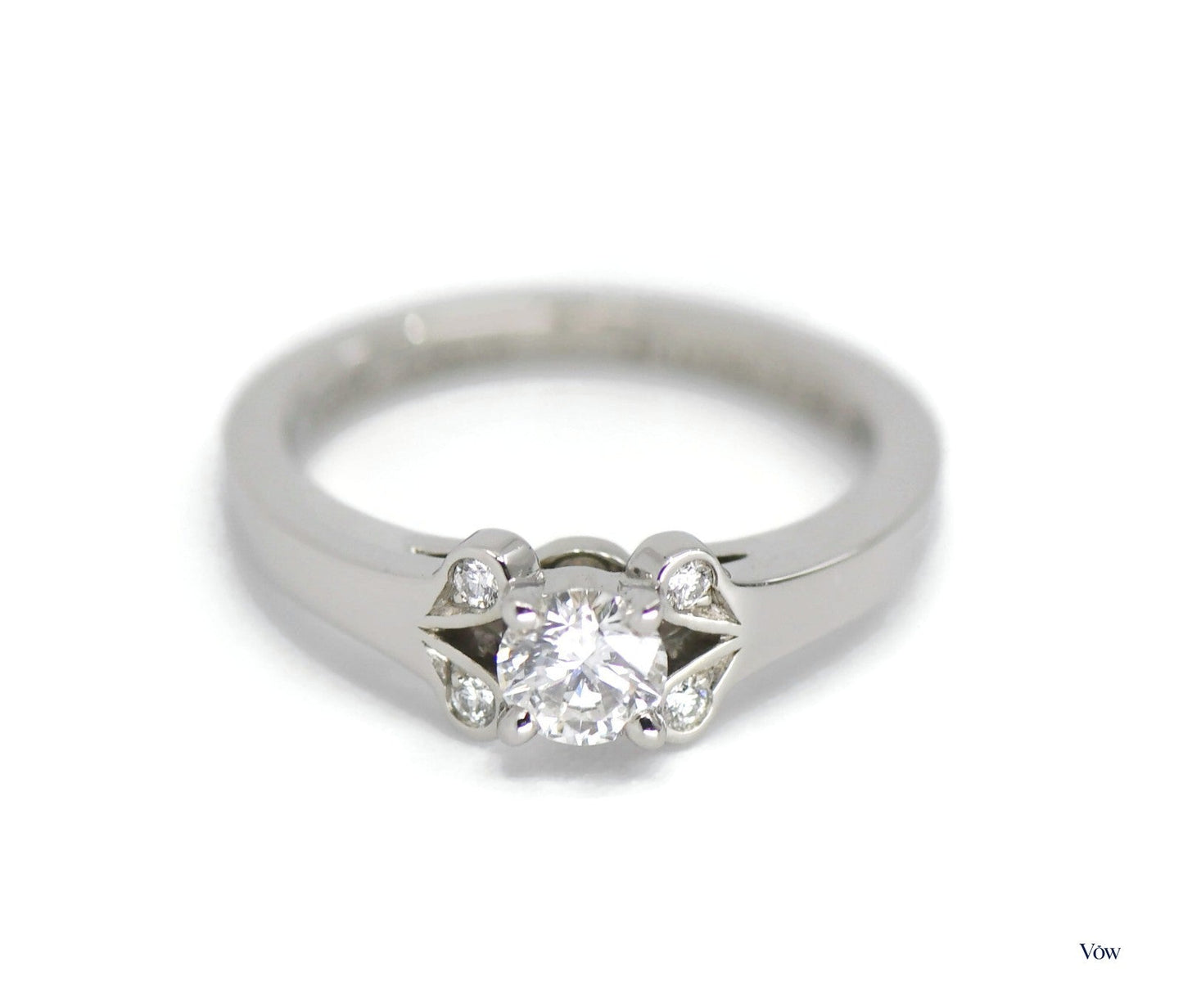 Cartier Round Diamond Ring — 0.29ct, Platinum, Size 4 — Authentic Pre-Owned