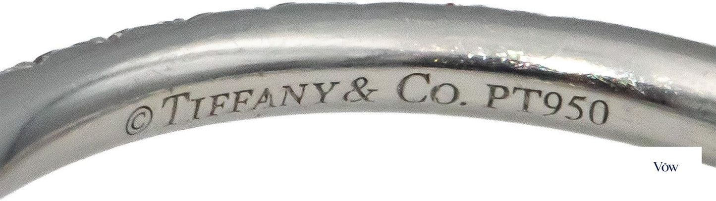 Tiffany & Co. Soleste Double Halo — 0.65ct Diamond, Platinum — Authentic Pre-Owned