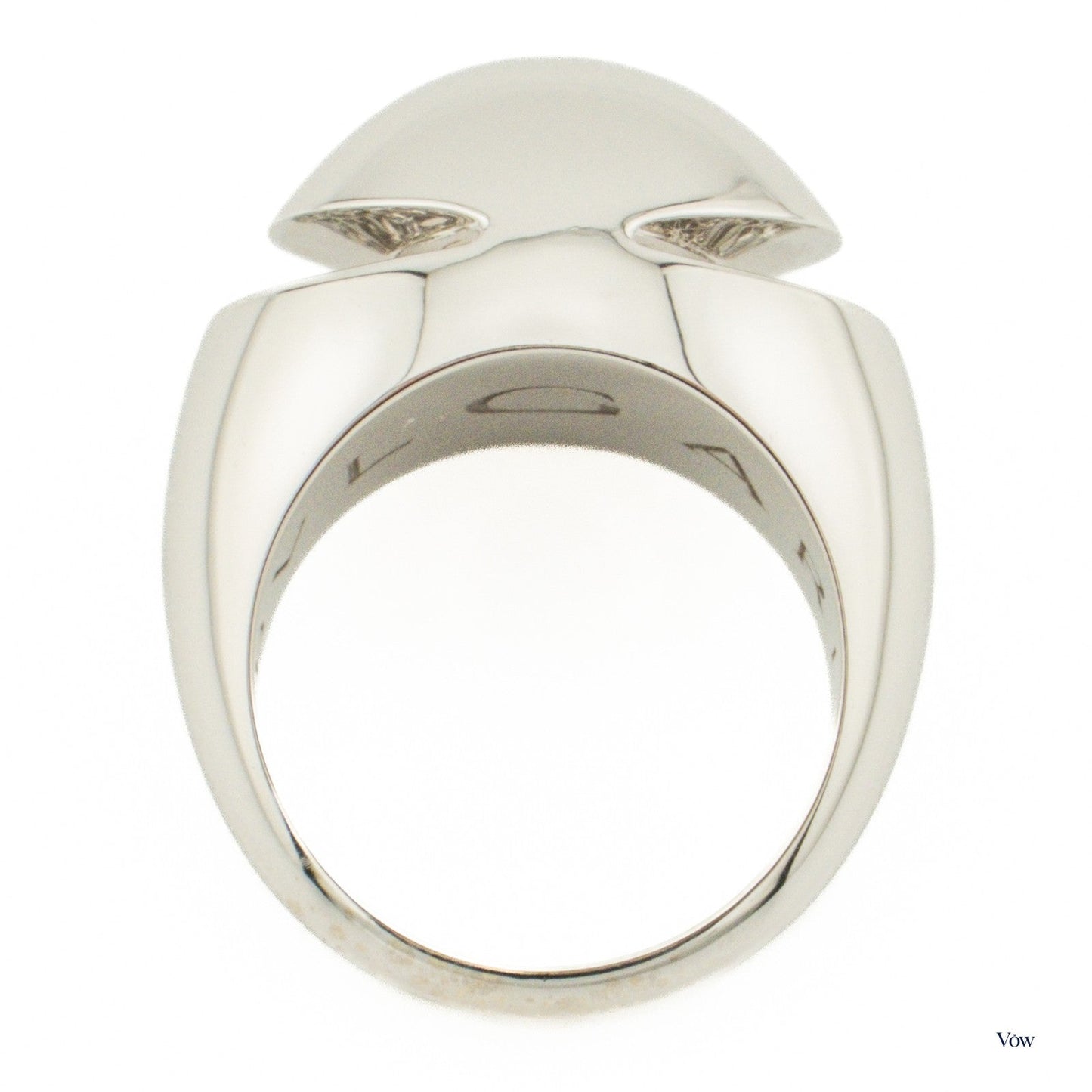 Bulgari Round Diamond Engagement Ring — 0.40ct White Gold — Authentic Pre-Owned