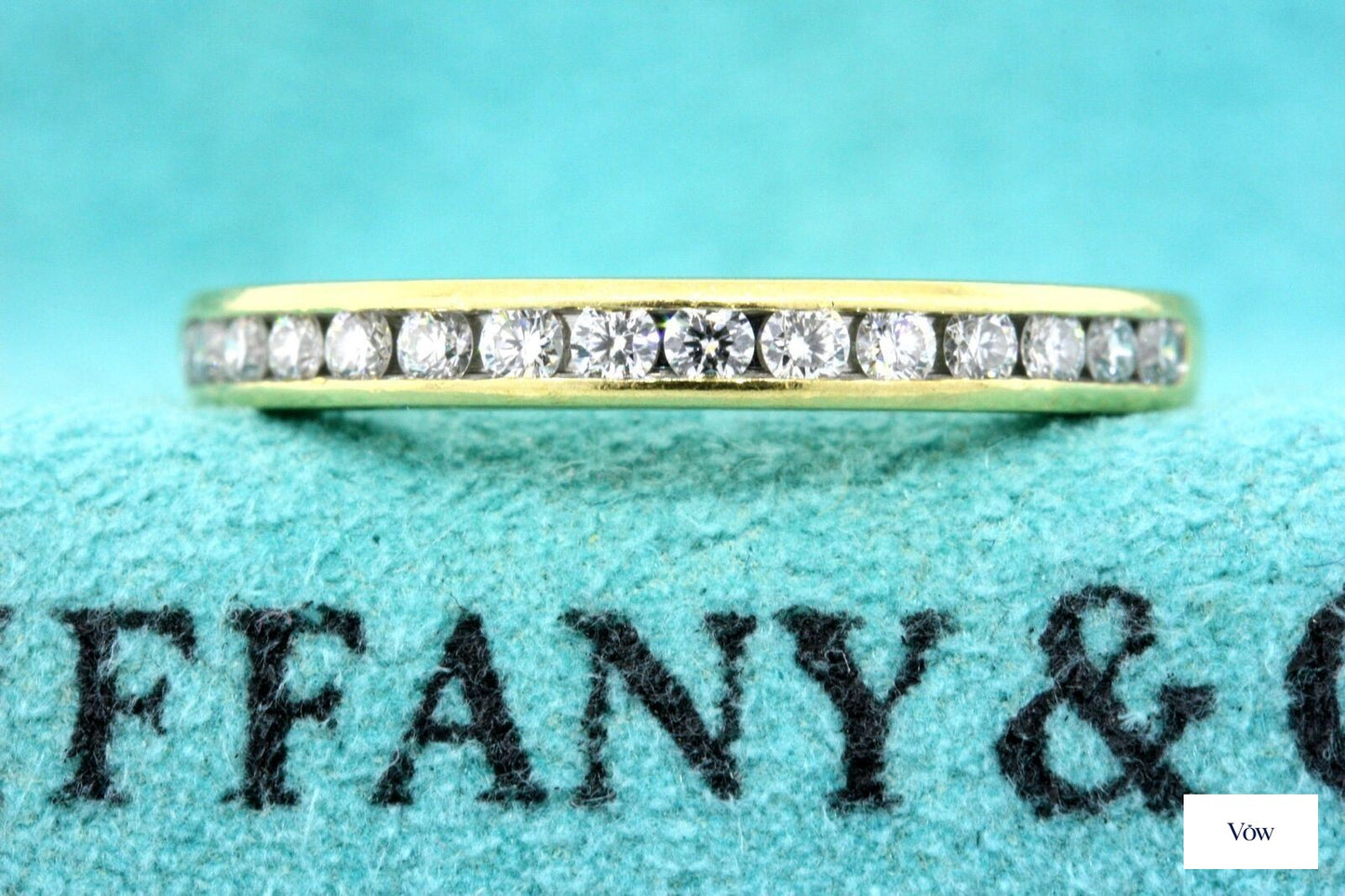 Tiffany & Co. Diamond Wedding Band — 0.21ct, 18k Yellow Gold — Authentic Pre-Owned