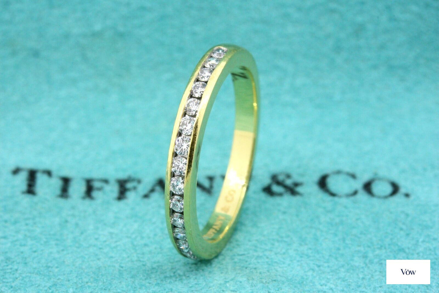 Tiffany & Co. Diamond Wedding Band — 0.21ct, 18k Yellow Gold — Authentic Pre-Owned