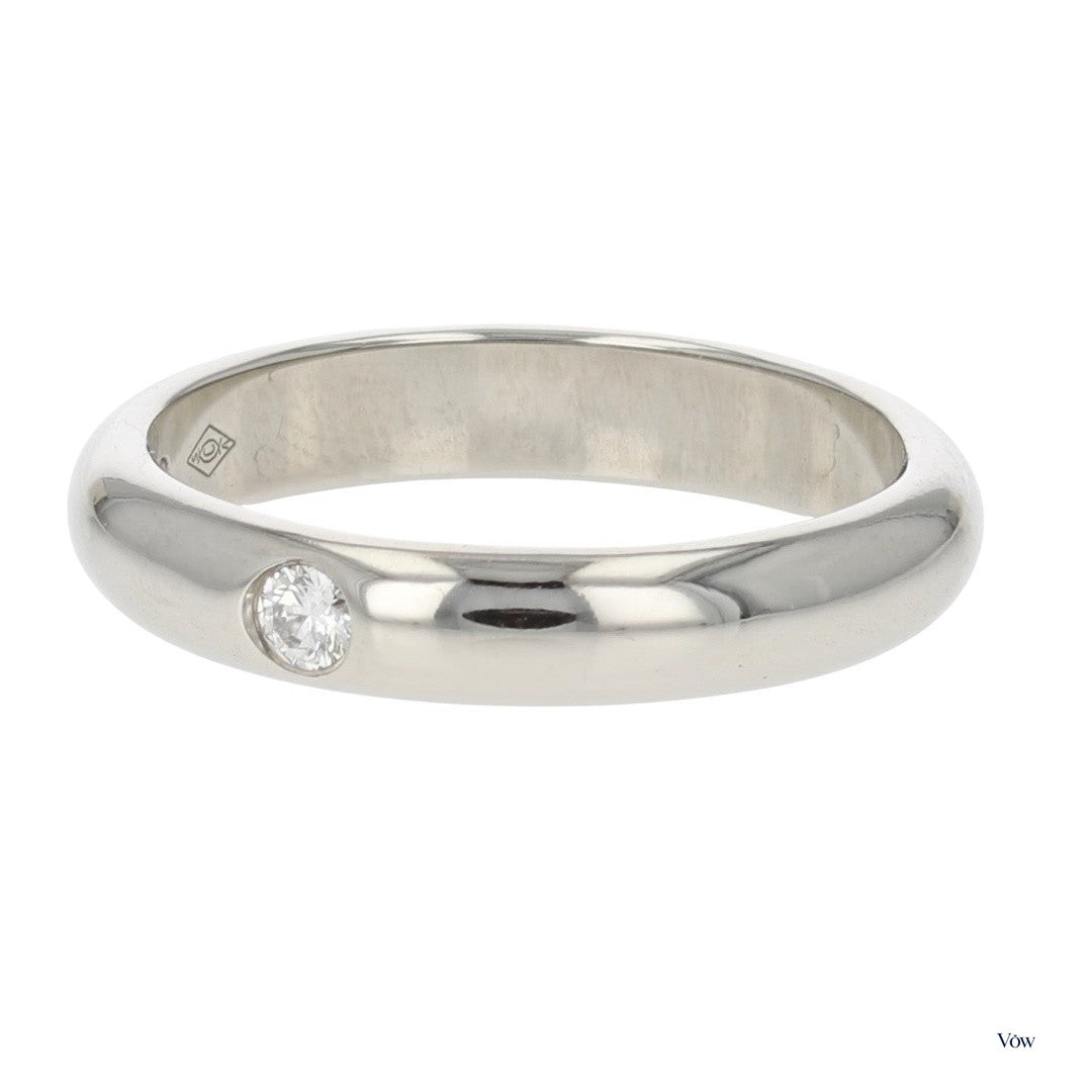 Cartier 1895 Solitaire — 5.00ct Round Diamond, Platinum — Authentic Pre-Owned