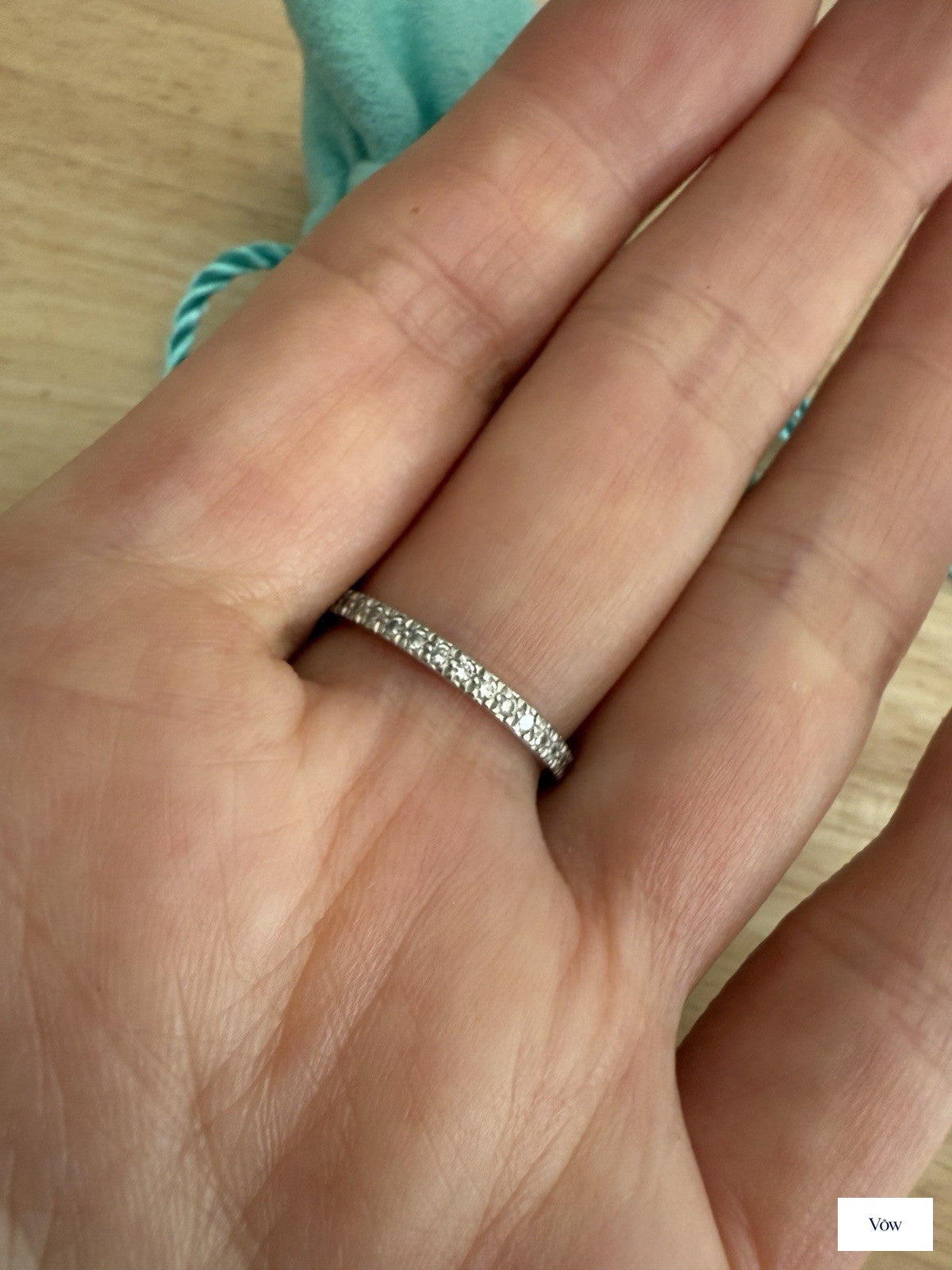 Tiffany & Co. Platinum Diamond Ring — Round Brilliant, Size 4 — Authentic Pre-Owned