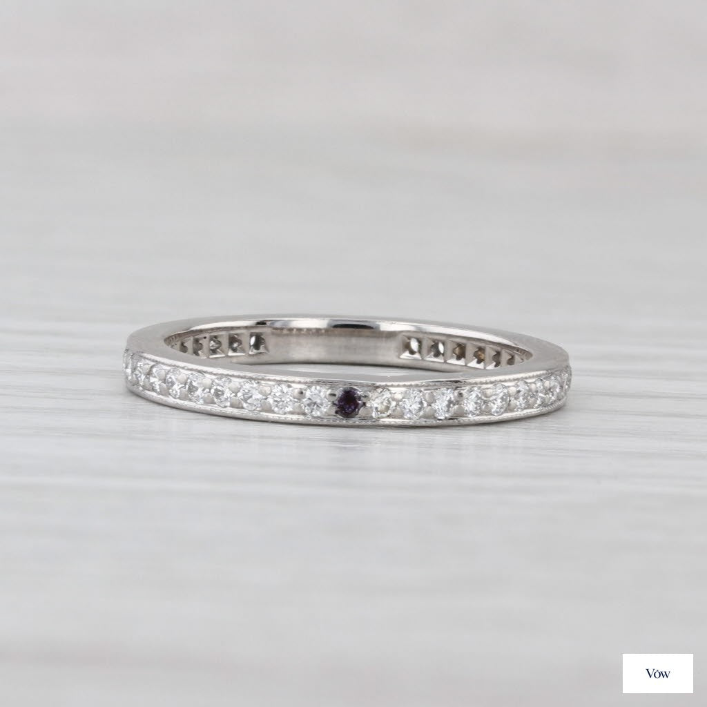 Tiffany & Co. Legacy — 0.62ct Diamond Eternity Band, Platinum — Authentic Pre-Owned