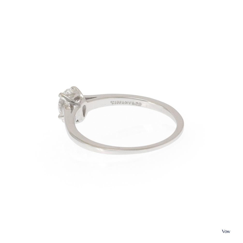 Tiffany & Co. Pear Diamond Solitaire — 0.47ct, Platinum — Authentic Pre-Owned