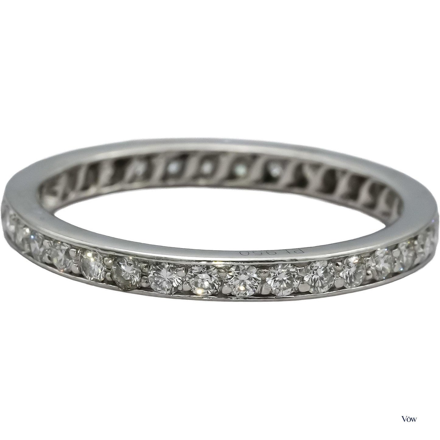 Cartier Diamond Eternity Band — 0.75ct Round, Platinum — Authentic Pre-Owned