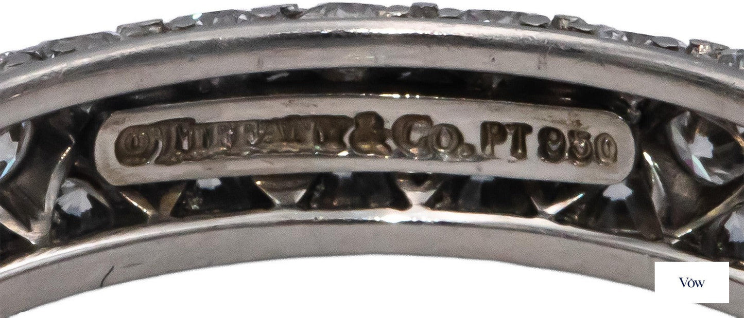 Tiffany & Co. Round Diamond Eternity Band — 2.50ct, Platinum — Authentic Pre-Owned