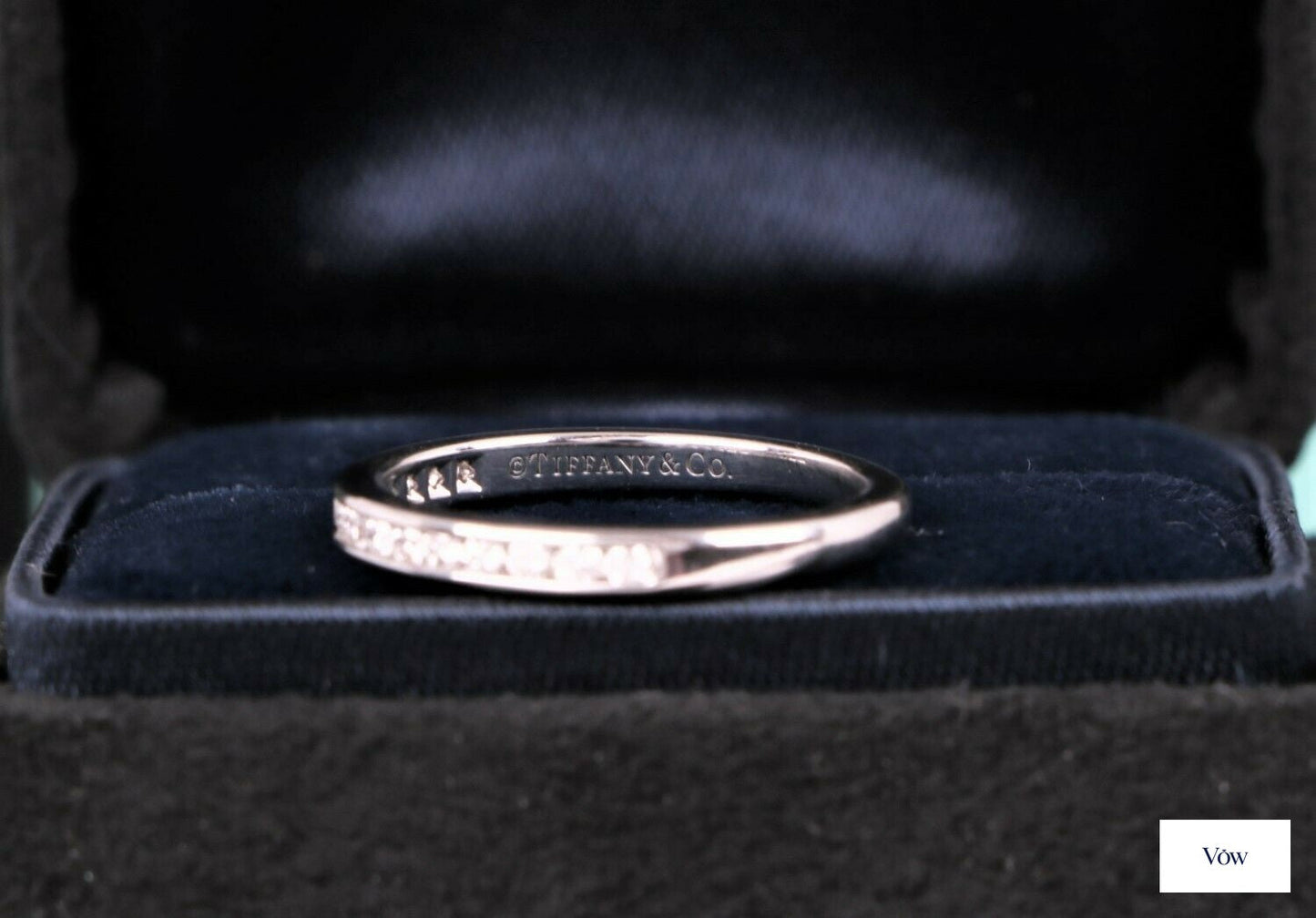 Tiffany & Co. Channel Set Diamond Band — Platinum — Authentic Pre-Owned