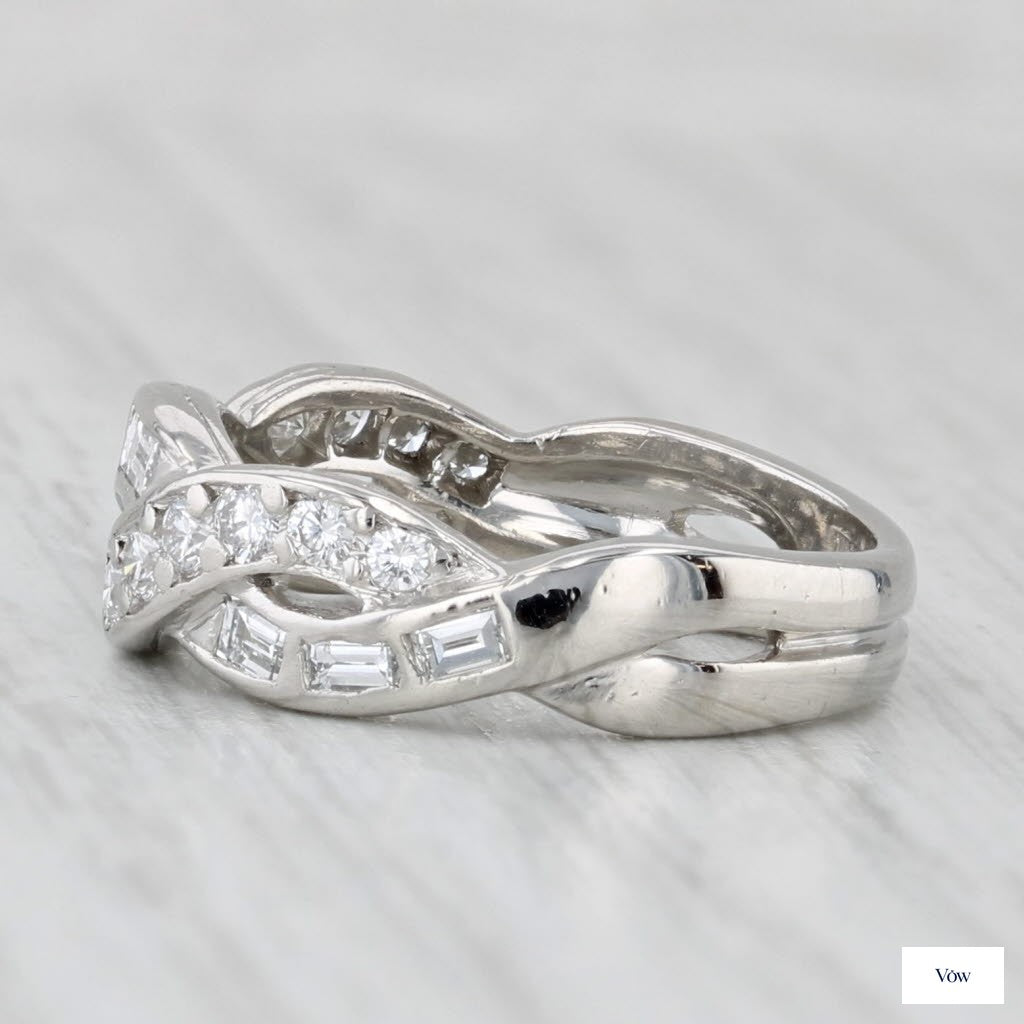 Tiffany & Co. Woven Diamond Ring — 0.79ct, Platinum — Authentic Pre-Owned