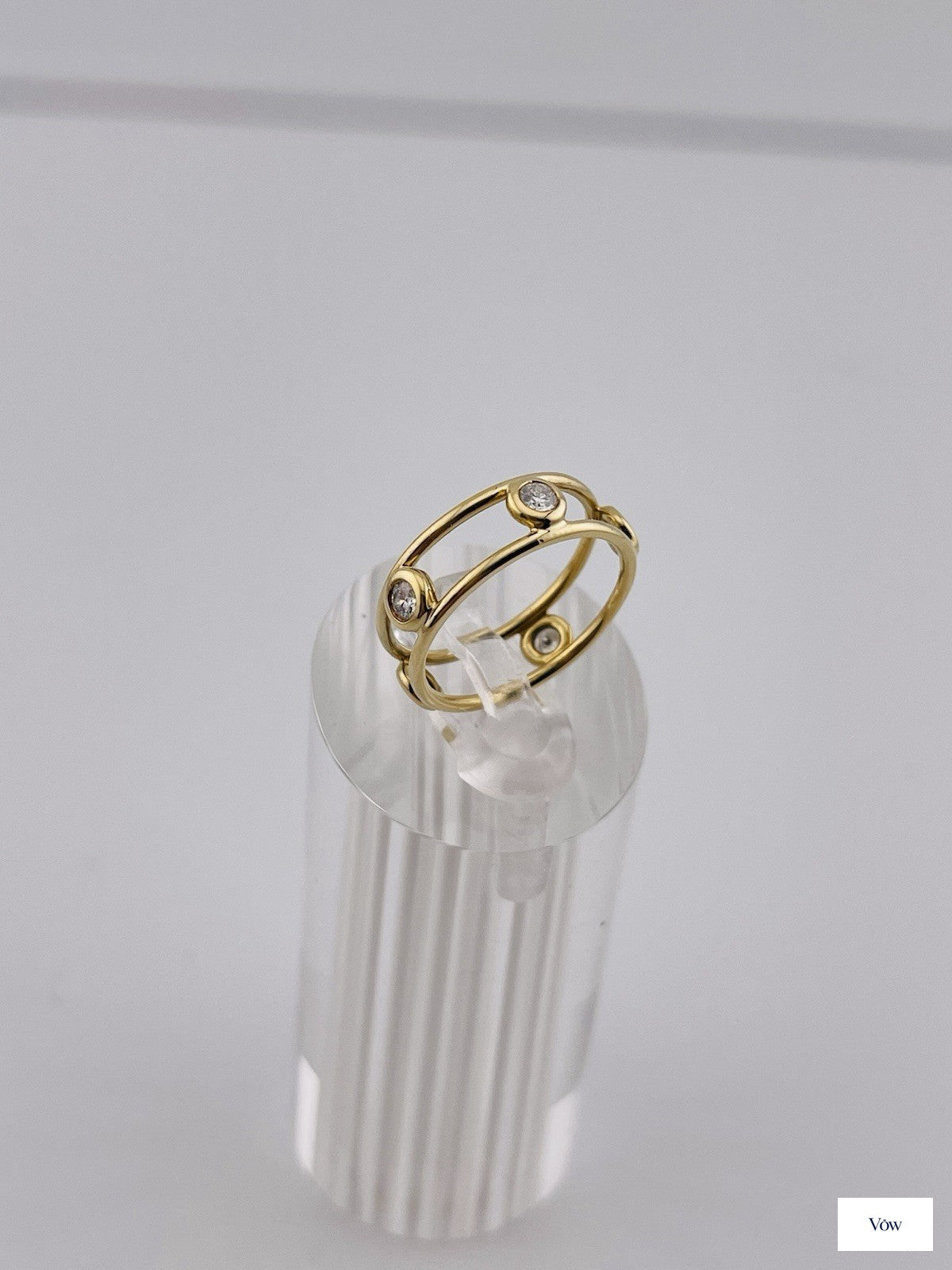 Tiffany & Co. By the Yard Diamond Ring — 18K Yellow Gold — Authentic Pre-Owned