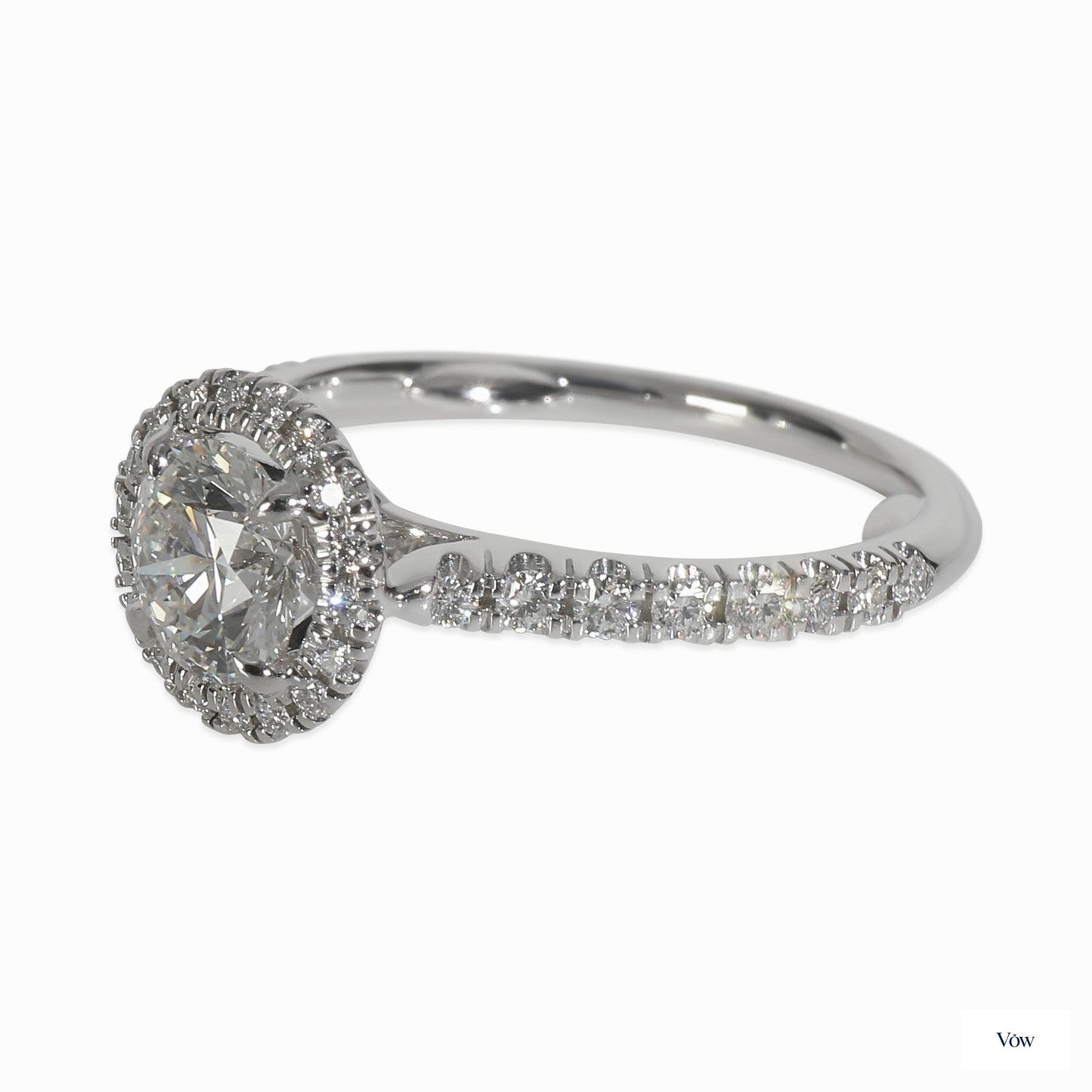 Cartier Destinee — 0.90ct Round Diamond Platinum Ring — Authentic Pre-Owned