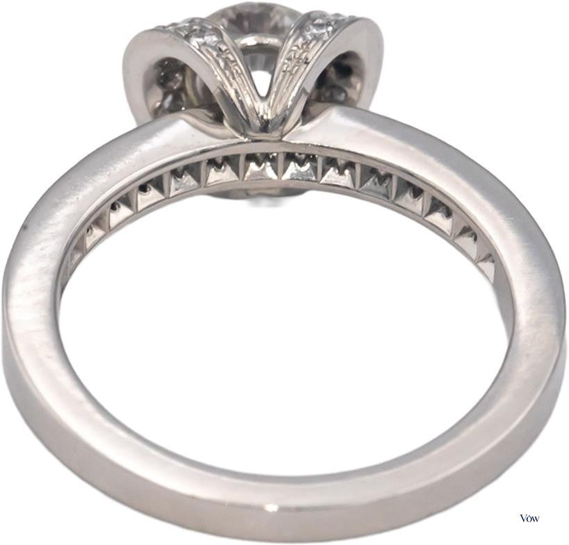 Tiffany & Co. Platinum Diamond Engagement Ring — 0.75ct — Authentic Pre-Owned