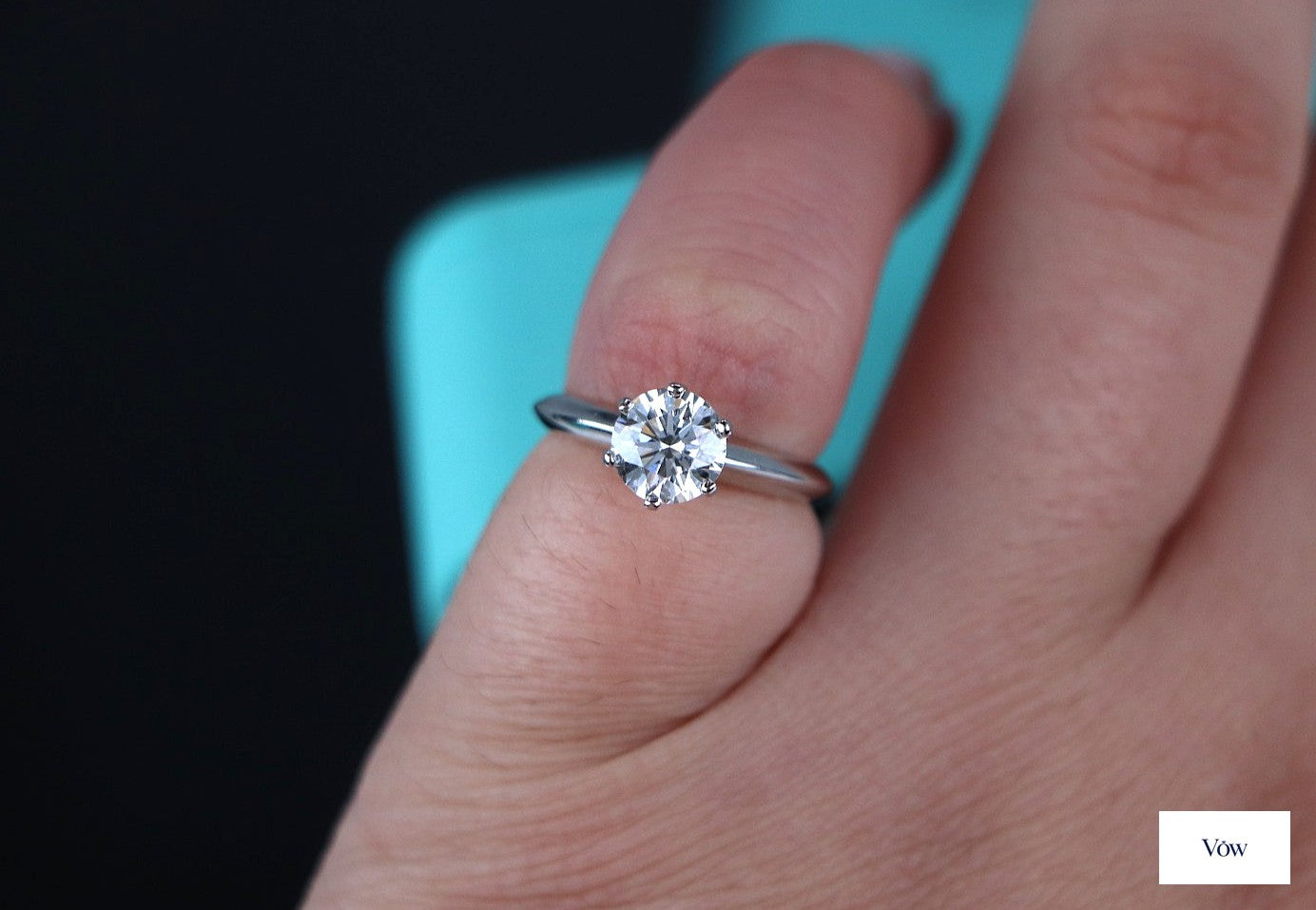 Tiffany & Co. Round Solitaire — 1.08ct Diamond, Platinum — Authentic Pre-Owned