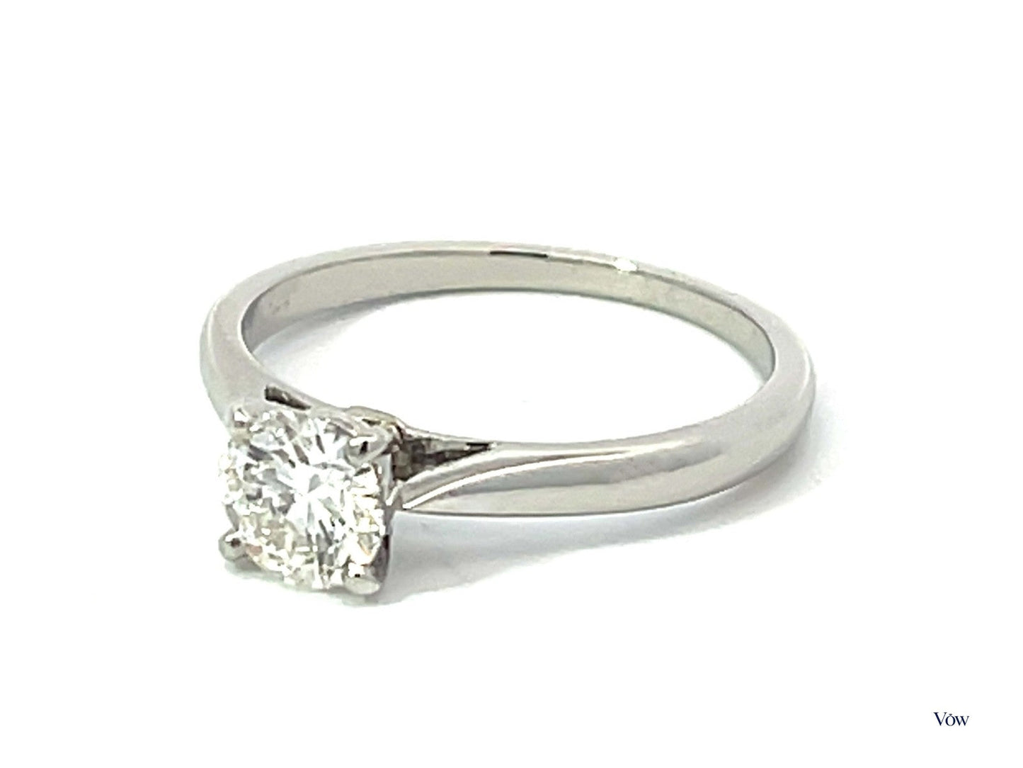 Cartier 1894 Solitaire — 0.70ct Round Brilliant, Platinum — Authentic Pre-Owned