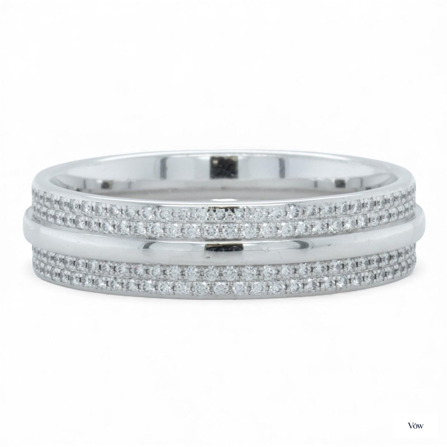 Tiffany & Co. Etoile Dots Band — 0.57ct Diamond, White Gold — Authentic Pre-Owned