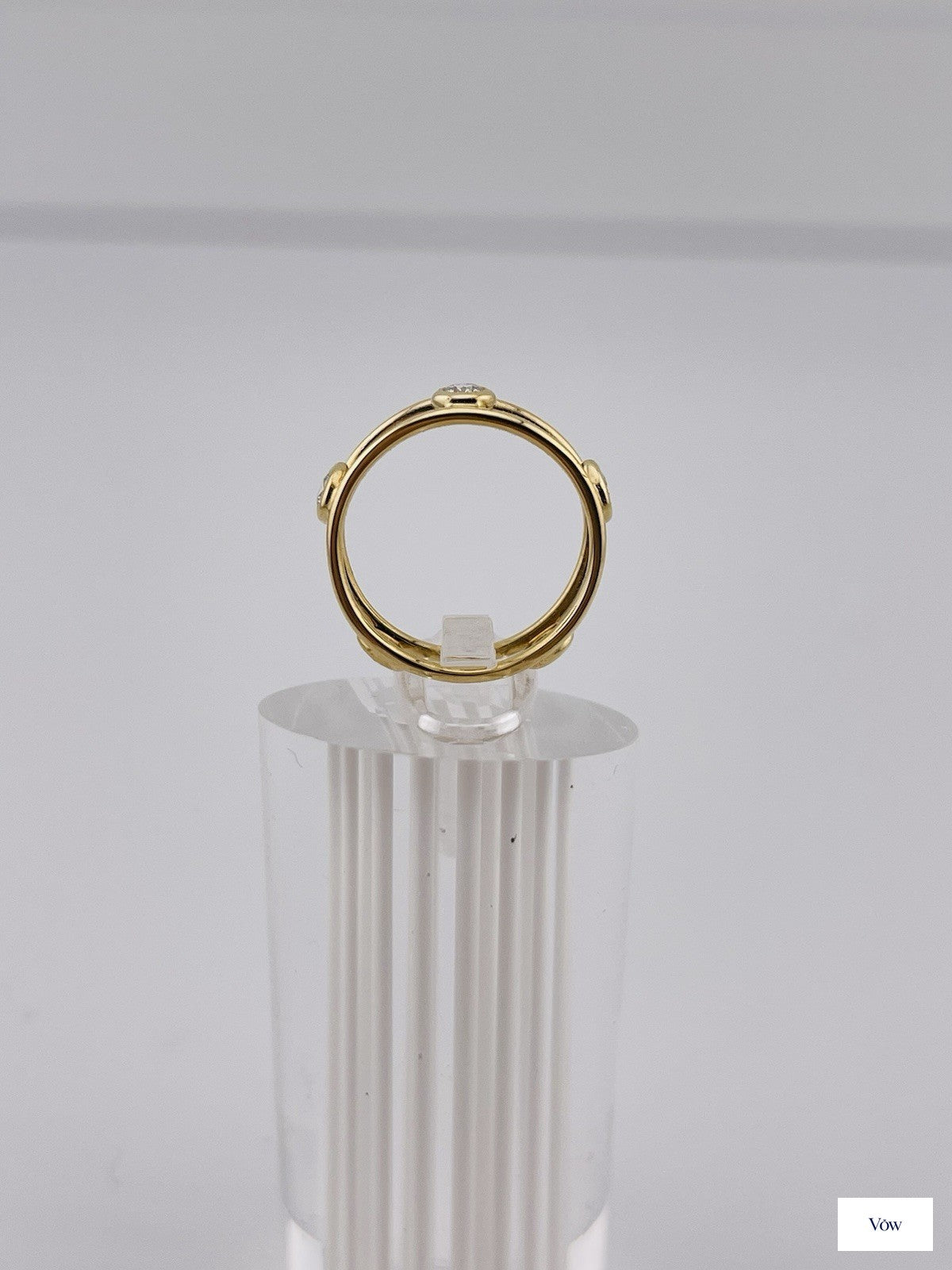 Tiffany & Co. By the Yard Diamond Ring — 18K Yellow Gold — Authentic Pre-Owned