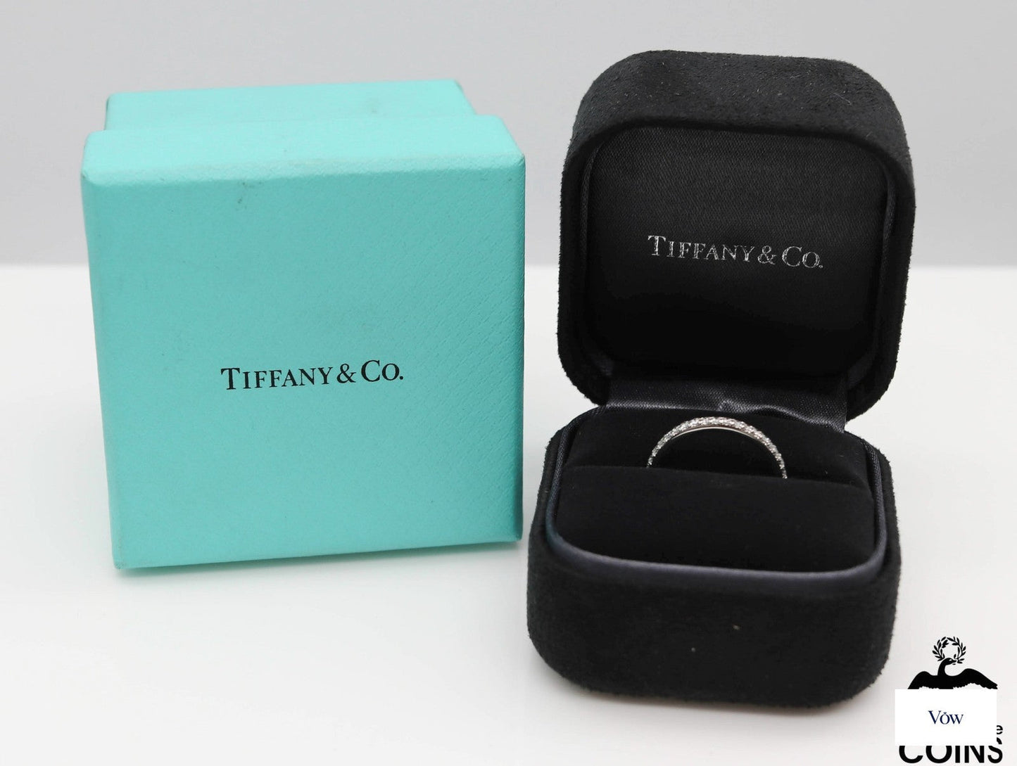 Tiffany & Co. Stackable Band — 0.34ct Diamond, Platinum — Authentic Pre-Owned