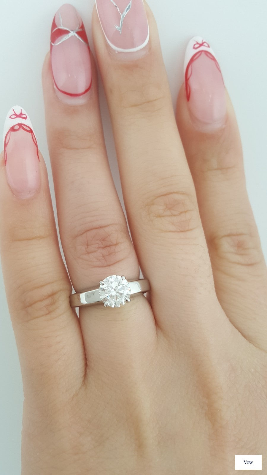 Cartier Solitaire — 1.16ct Round Diamond Platinum Ring — Authentic Pre-Owned