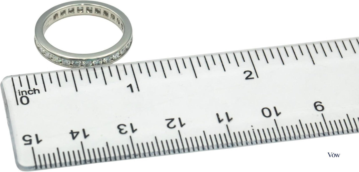 Tiffany & Co. Round Diamond Eternity Ring — 1.00ct, Platinum — Authentic Pre-Owned
