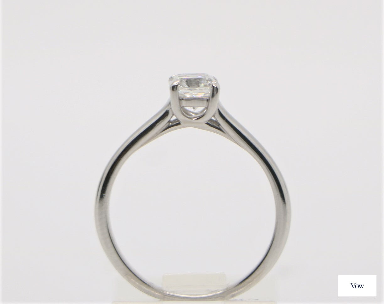 Tiffany & Co. Lucida Diamond Engagement Ring — 0.55ct, Platinum — Authentic Pre-Owned