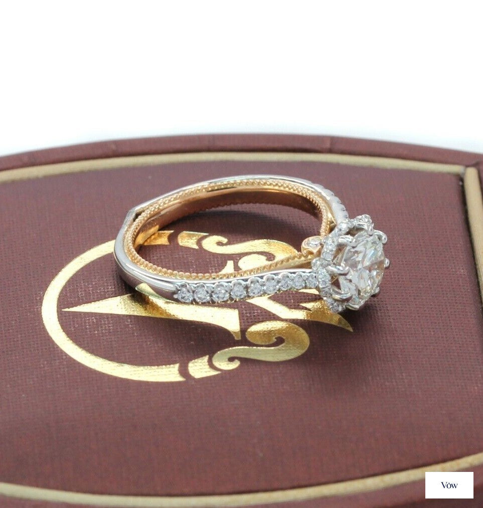 Verragio 1.43ct Diamond Engagement Ring — Rose Gold — Authentic Pre-Owned