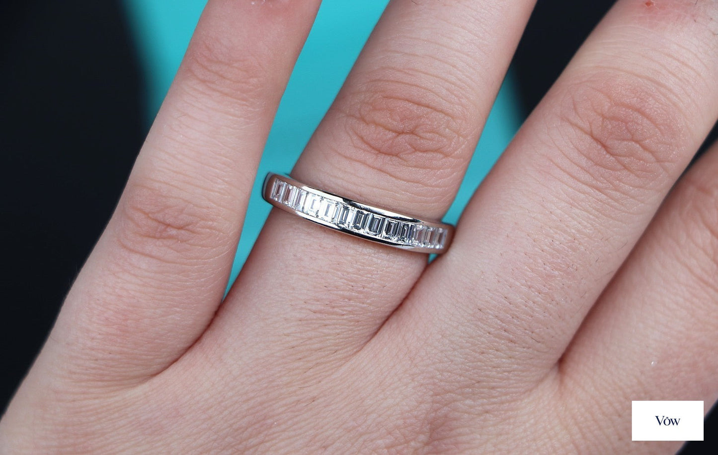 Tiffany & Co. Baguette Diamond Band — 1.00ct, Platinum — Authentic Pre-Owned
