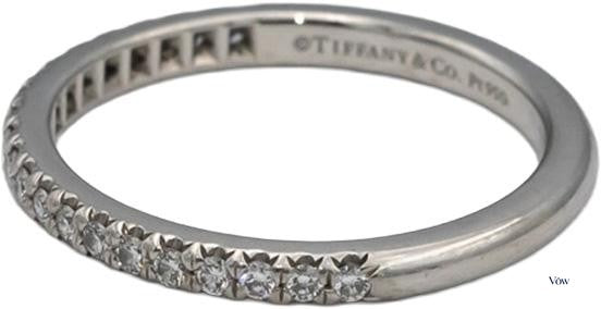 Tiffany & Co. Soleste Diamond Band — 0.17ct Platinum — Authentic Pre-Owned