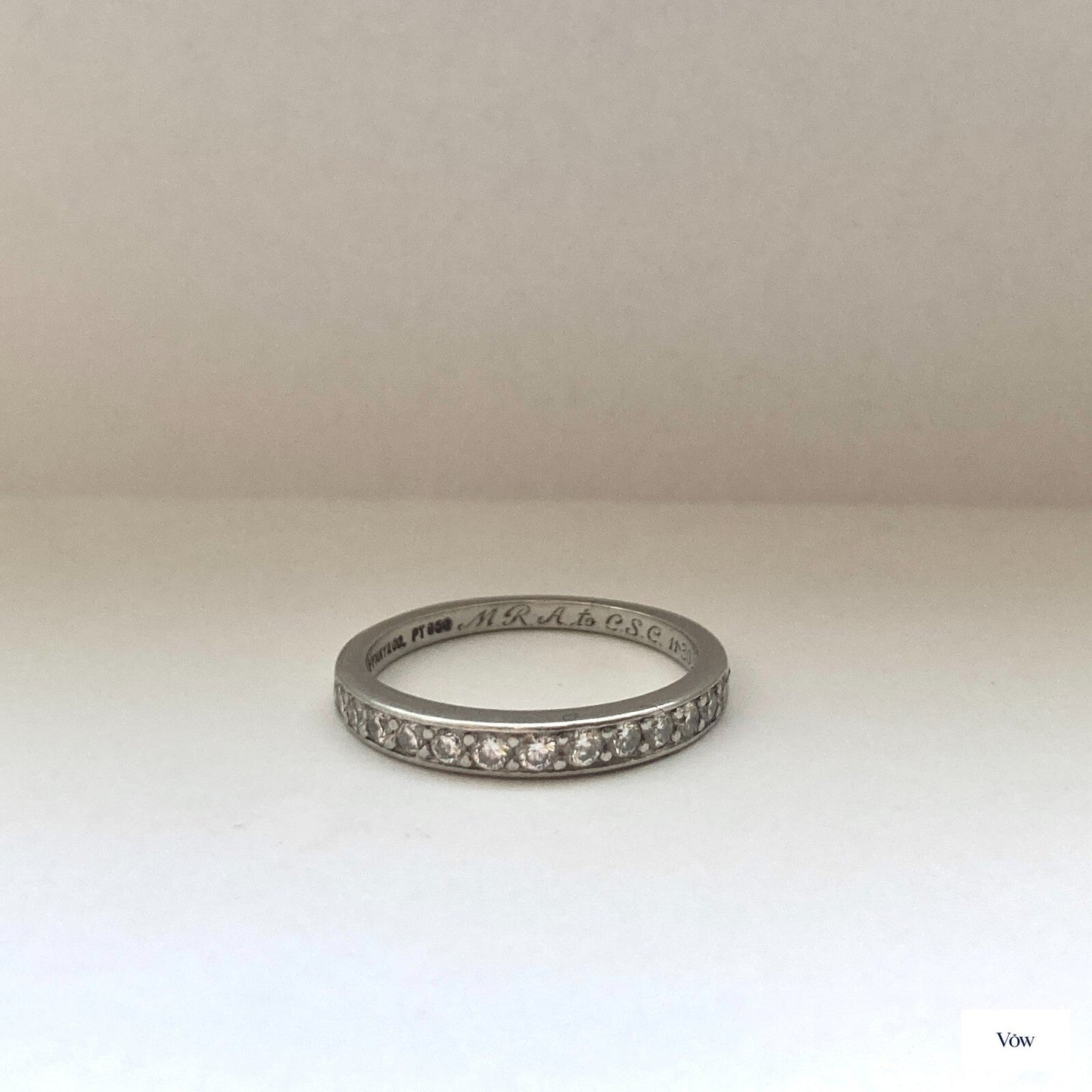 Tiffany & Co. Solitaire Diamond Ring — 0.64ct Round Brilliant, Platinum — Authentic Pre-Owned