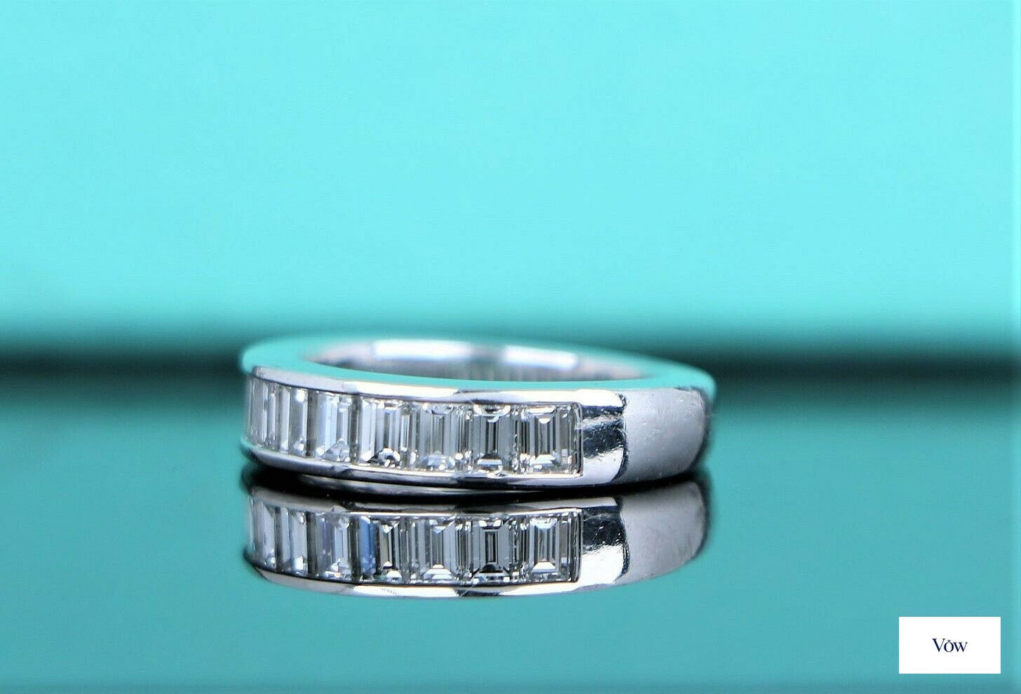 Tiffany & Co. Baguette Diamond Wedding Band — 0.96ct Platinum — Authentic Pre-Owned