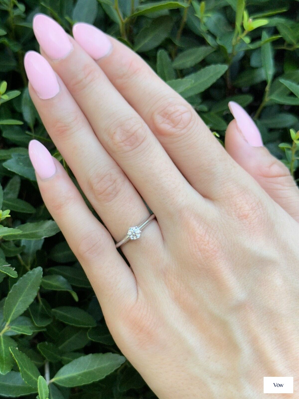 Tiffany & Co. Round Diamond Ring — 0.31ct, Platinum — Authentic Pre-Owned