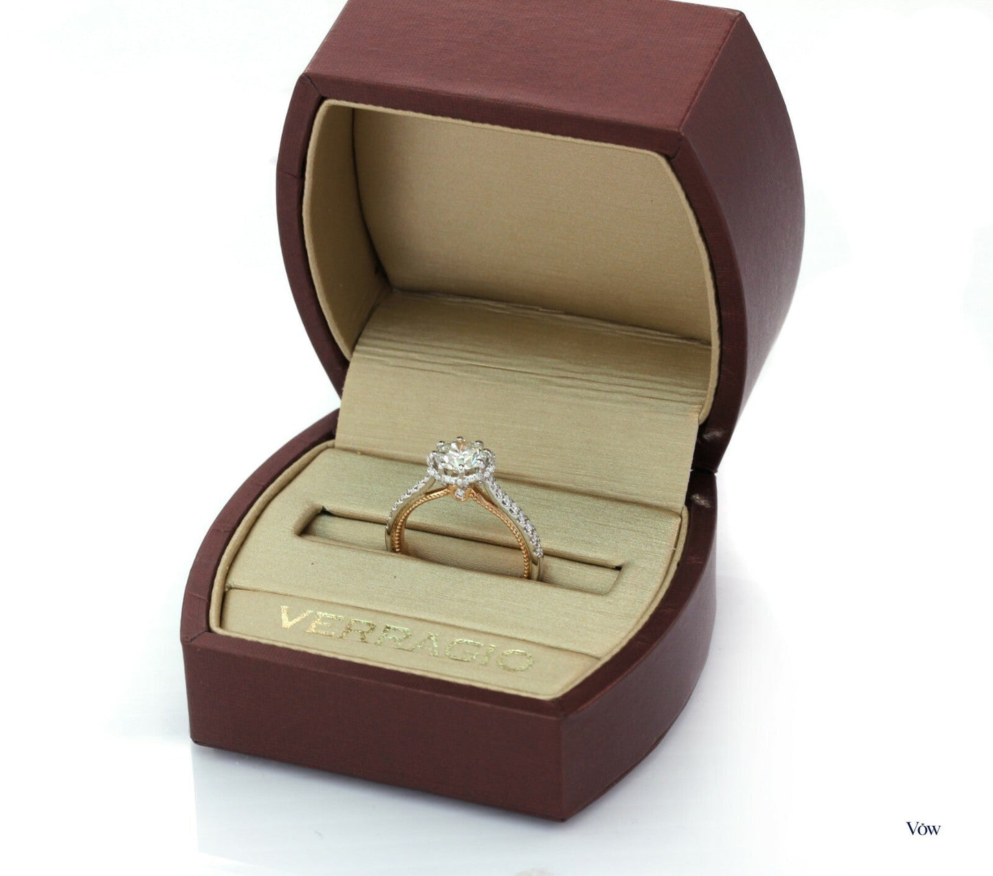 Verragio 1.43ct Diamond Engagement Ring — Rose Gold — Authentic Pre-Owned