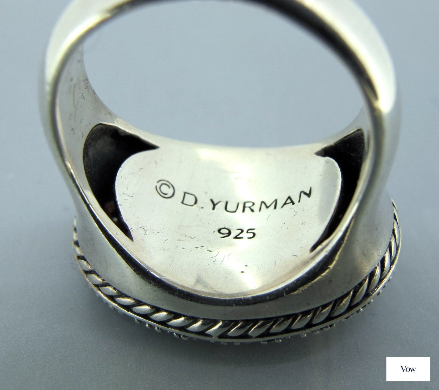David Yurman Midnight Melange — 1.00ct Round Diamonds, Sterling Silver — Authentic Pre-Owned
