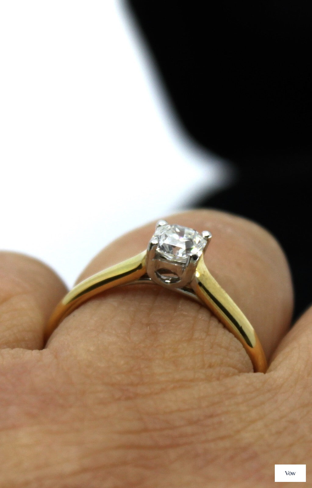 Tiffany & Co. Lucida Solitaire — 0.50ct Diamond, Yellow Gold — Authentic Pre-Owned