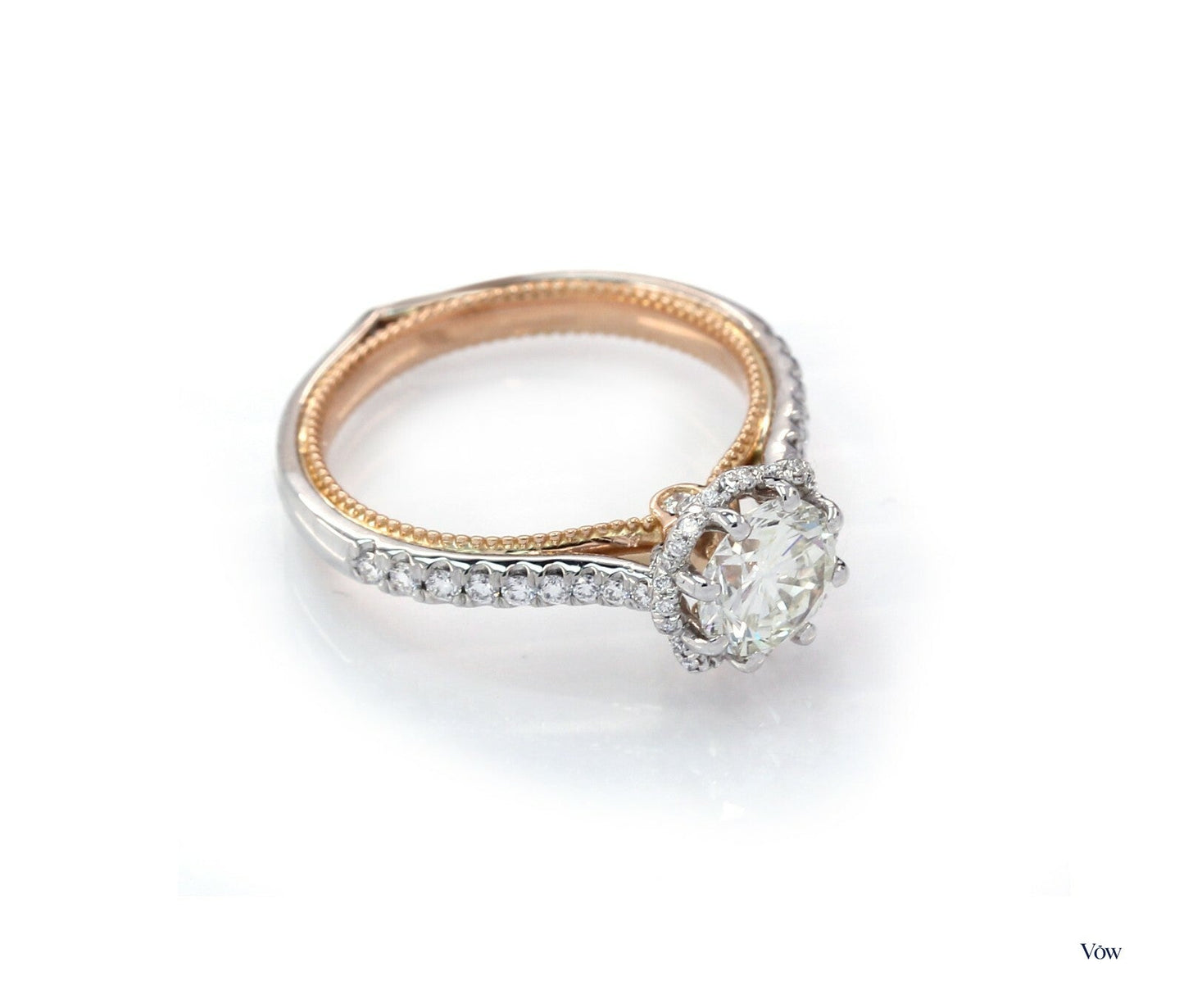 Verragio 1.43ct Diamond Engagement Ring — Rose Gold — Authentic Pre-Owned