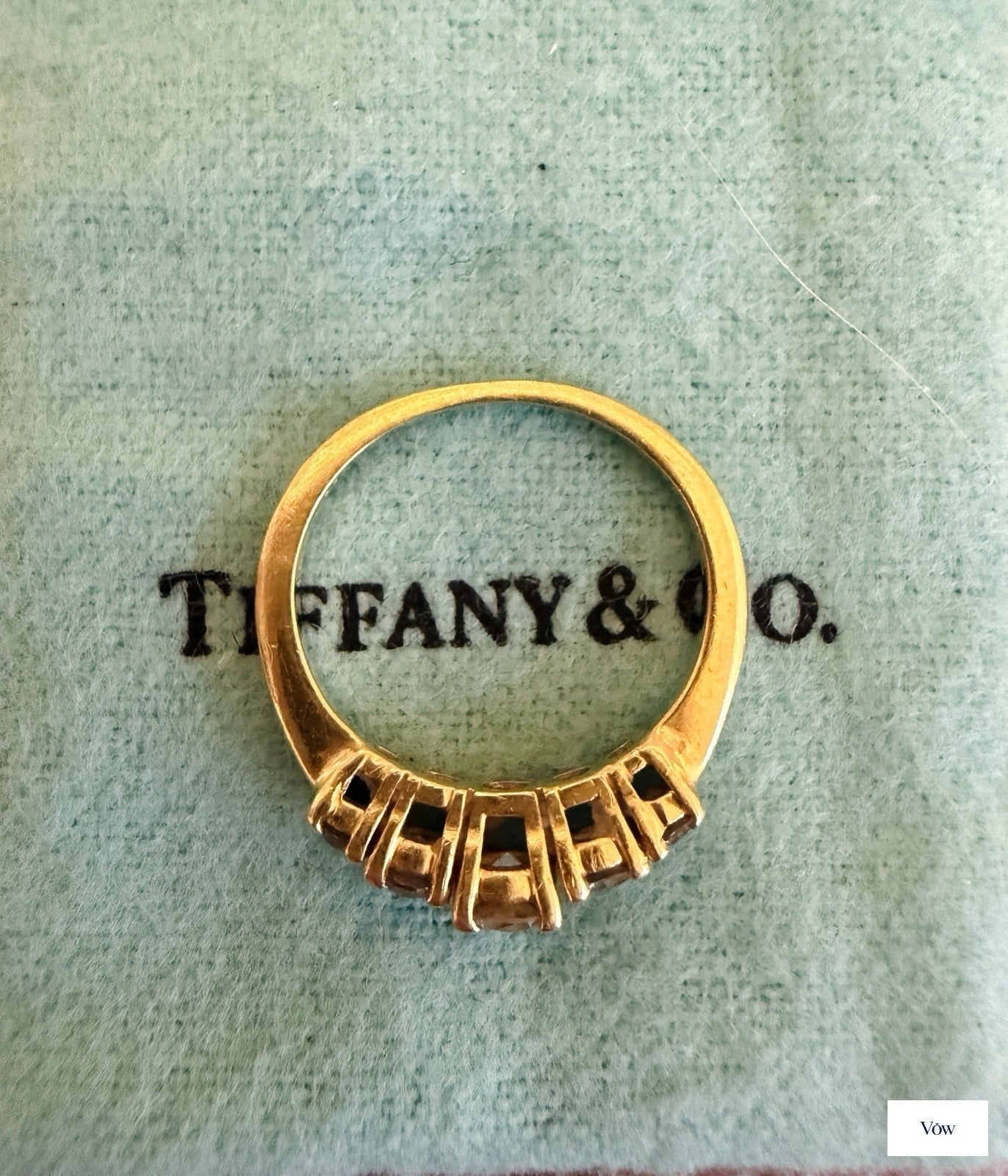 Tiffany & Co. Forever Embrace Eternity Band — 0.85ct, 18k Yellow Gold — Authentic Pre-Owned