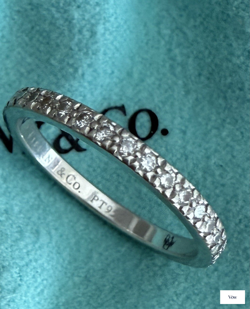 Tiffany & Co. Platinum Diamond Ring — Round Brilliant, Size 4 — Authentic Pre-Owned