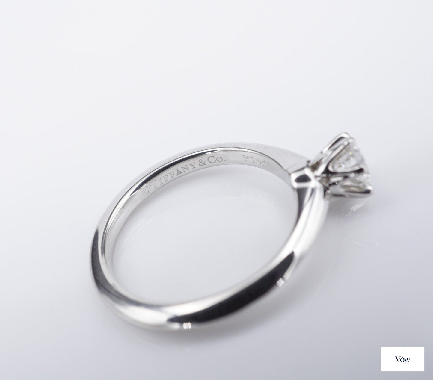 Tiffany & Co. Round Diamond Ring — 0.31ct, Platinum — Authentic Pre-Owned