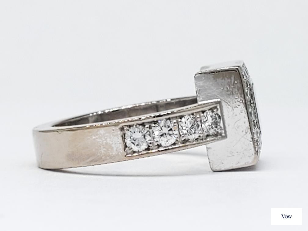 Chopard Diamond Ring — 0.86ct Round Brilliant, 18K White Gold — Authentic Pre-Owned