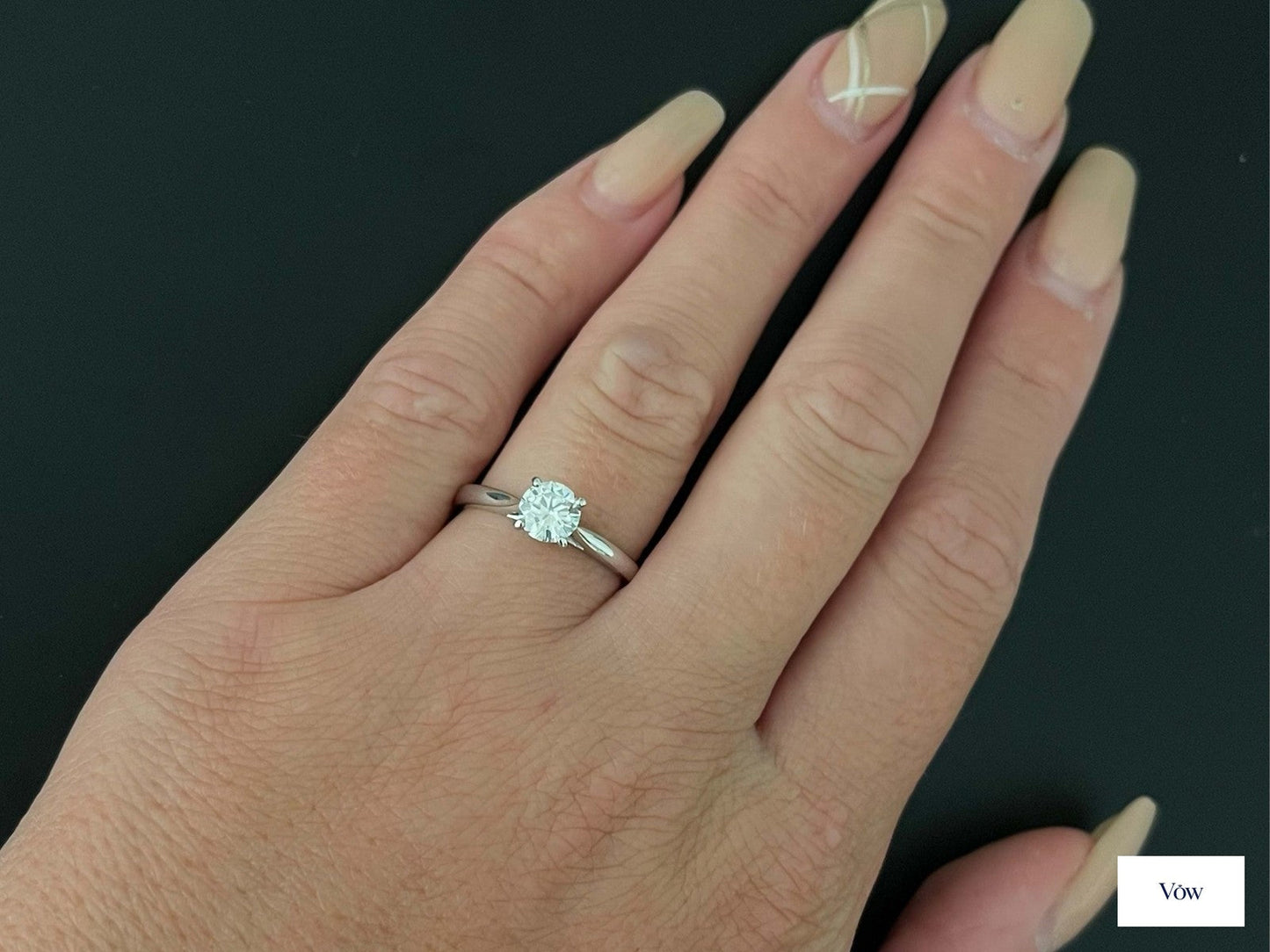 Cartier 1894 Solitaire — 0.70ct Round Brilliant, Platinum — Authentic Pre-Owned