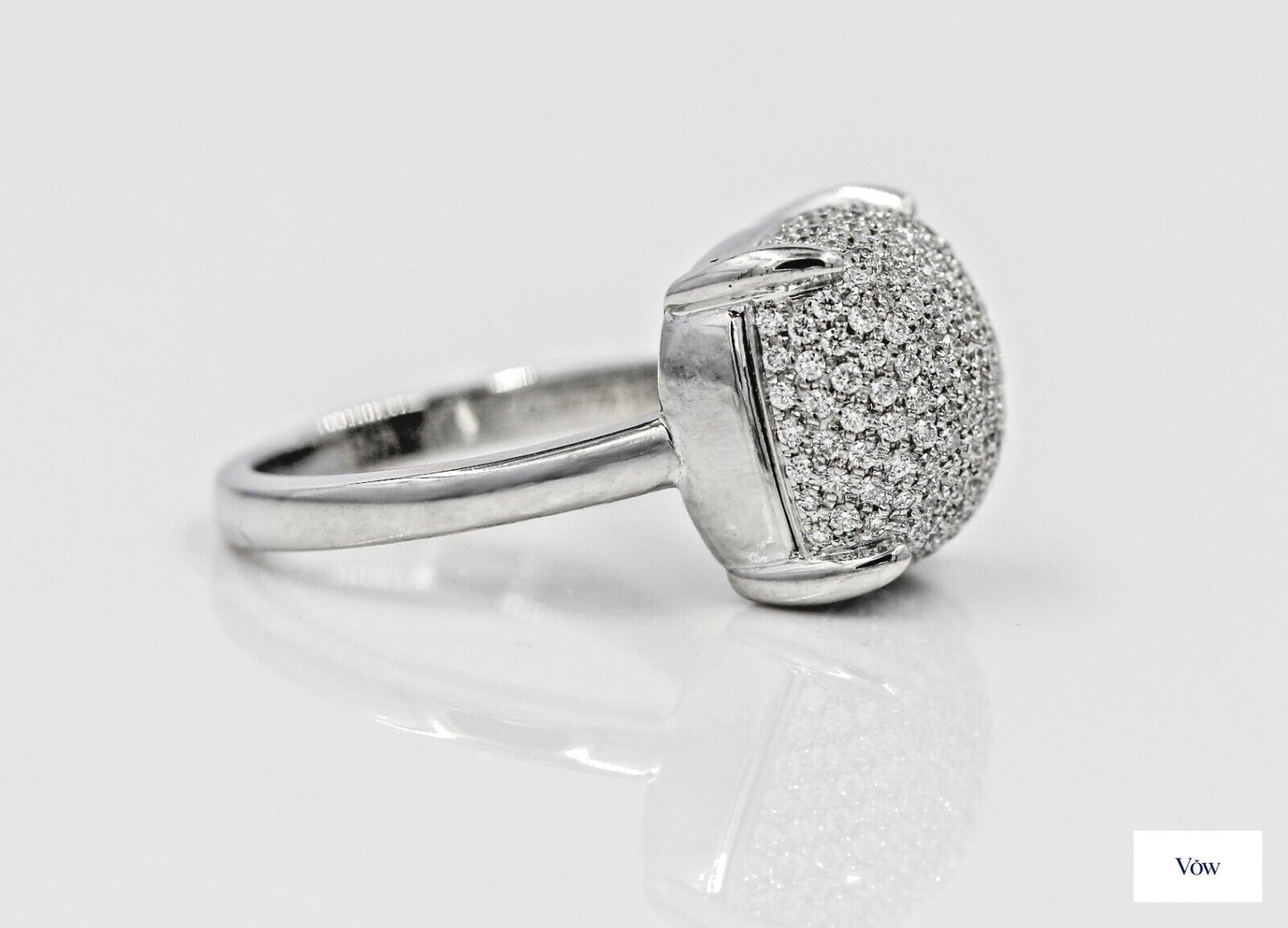 Tiffany & Co. Paloma Picasso — 0.49ct Diamond Ring, White Gold — Authentic Pre-Owned