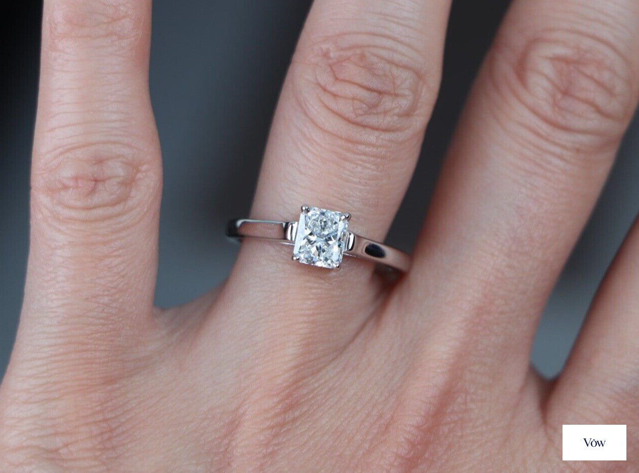 Tiffany & Co. Lucida Radiant Diamond Ring — 1.03ct, Platinum — Authentic Pre-Owned
