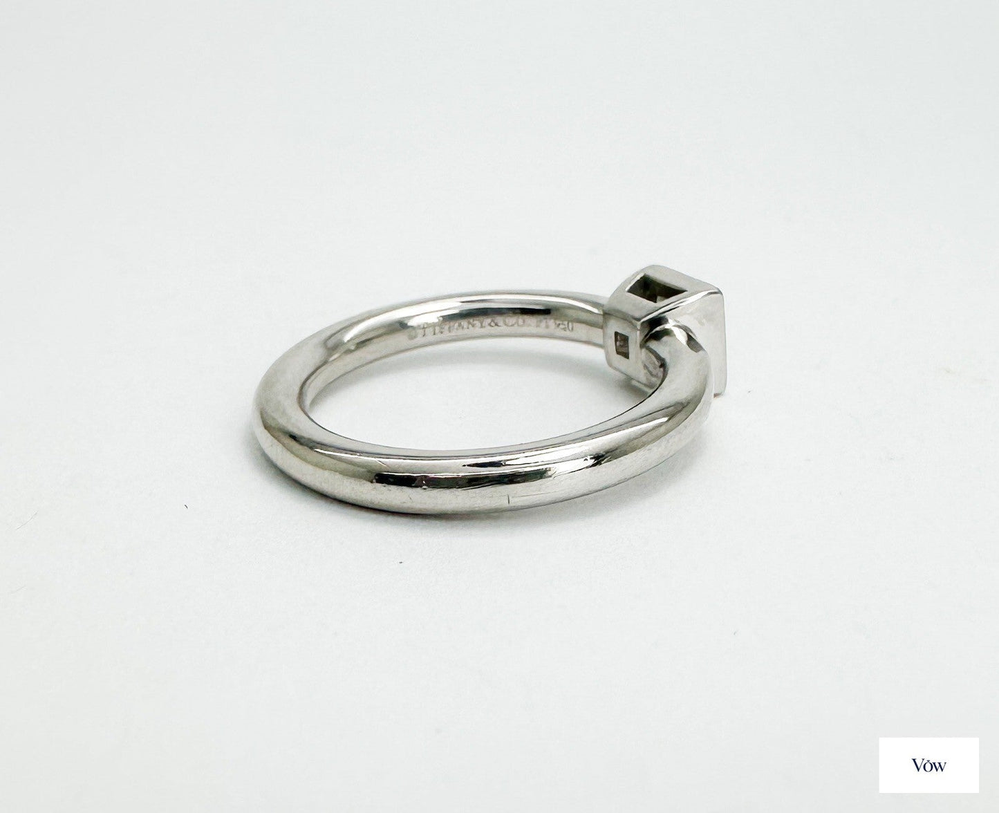 Tiffany & Co. Princess Diamond Ring — 34.00ct Platinum — Authentic Pre-Owned