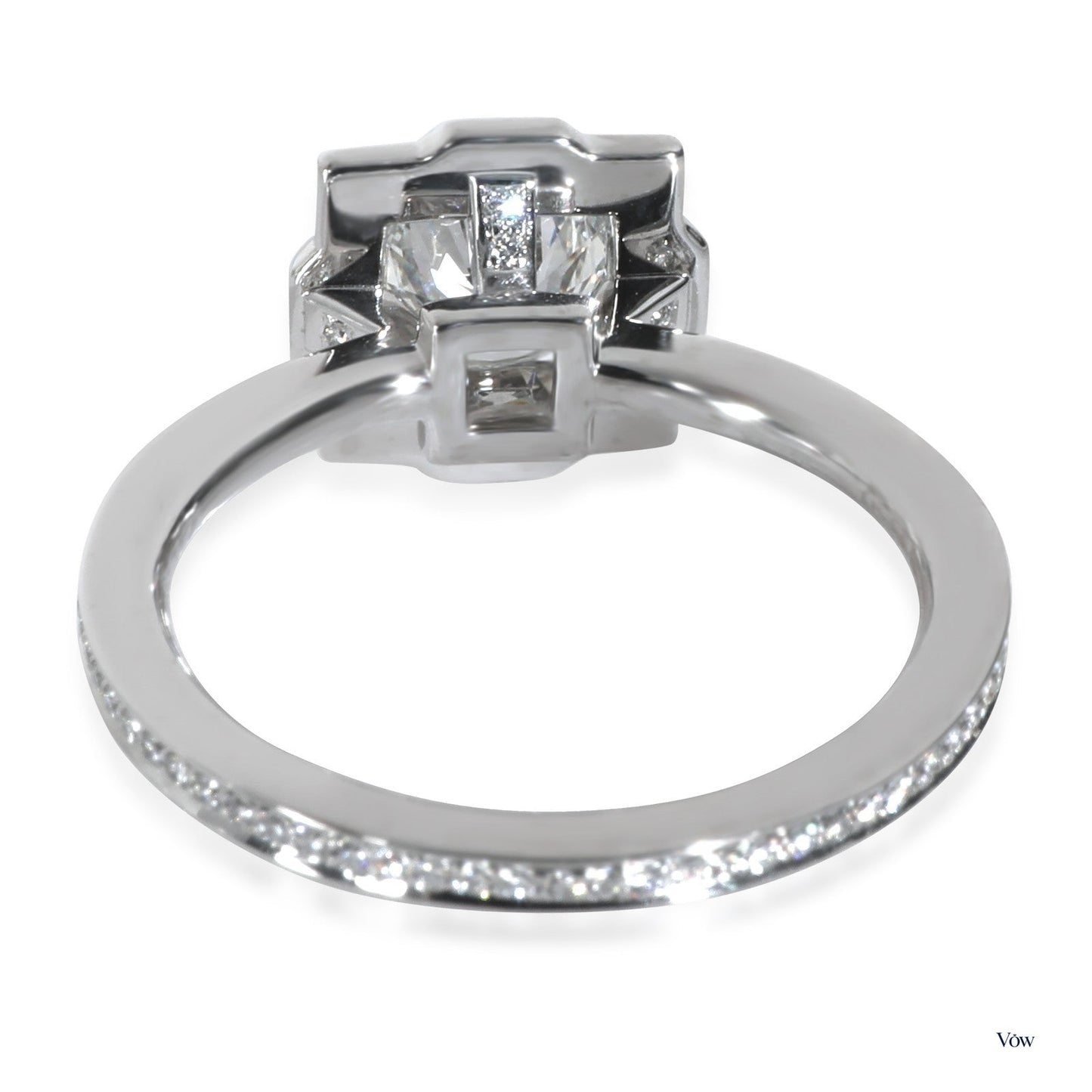 Harry Winston Belle — 0.55ct Diamond Engagement Ring, Platinum — Authentic Pre-Owned