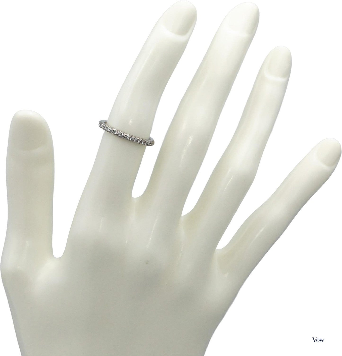 Tiffany & Co. Soleste Diamond Band — 0.17ct Platinum — Authentic Pre-Owned