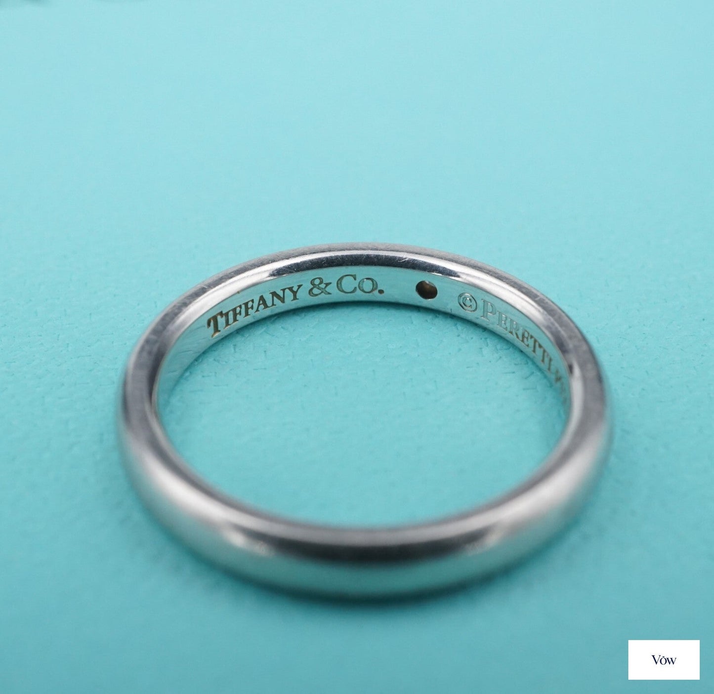 Tiffany & Co. Elsa Peretti Diamond Band — Platinum — Authentic Pre-Owned