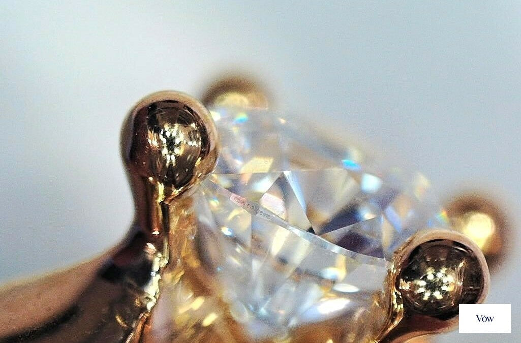 Bulgari Diamond Engagement Ring — 0.58ct Round, Yellow Gold — Authentic Pre-Owned