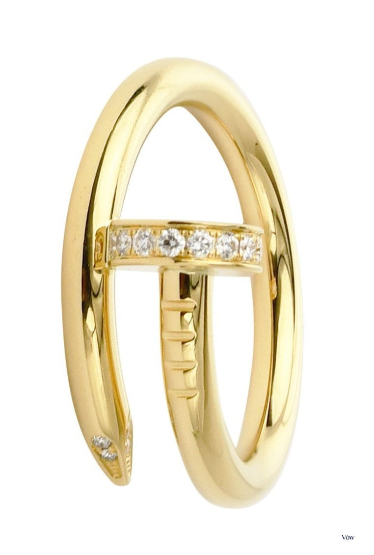 Cartier Juste un Clou — 0.13ct Diamond, 18k Yellow Gold — Authentic Pre-Owned